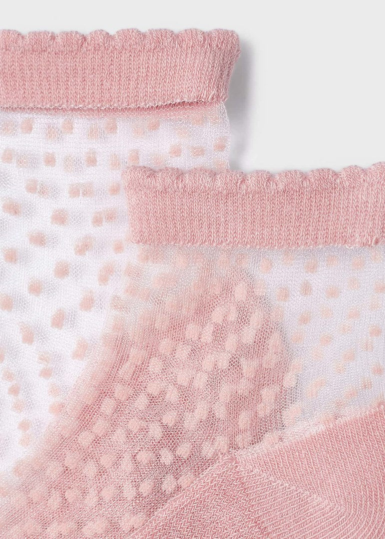 Calcetín plumeti para niña Art. 23-10468-029 Rosado