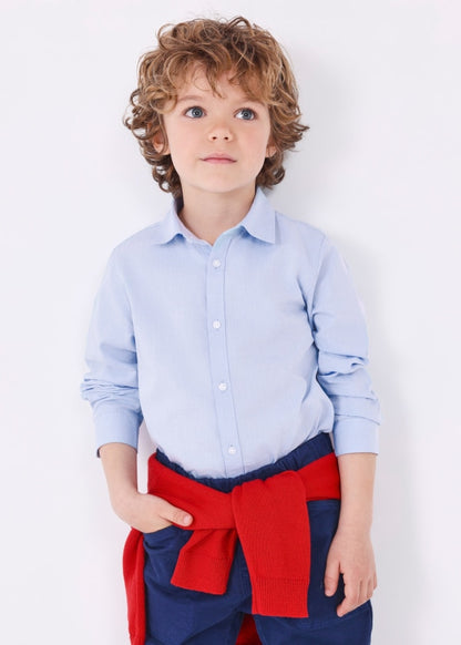 Camisa básica Better Cotton niño MAYORAL Ref. 13-00146-025 Celeste