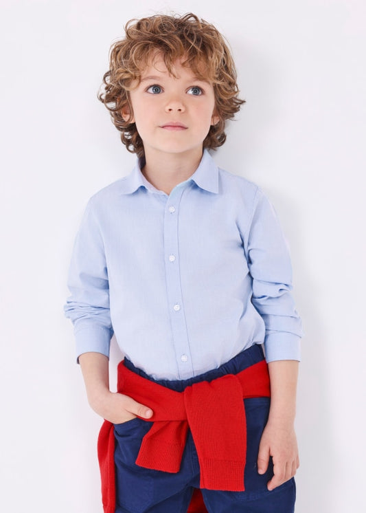 Camisa básica Better Cotton niño MAYORAL Ref. 13-00146-025 Celeste