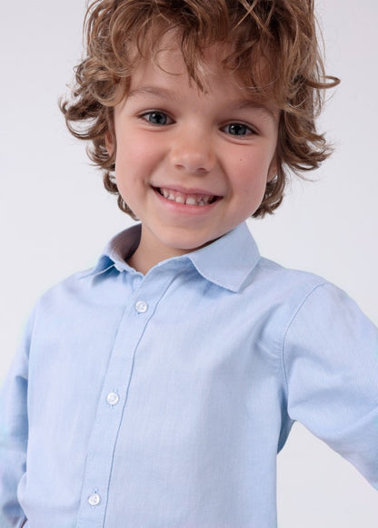 Camisa básica Better Cotton niño MAYORAL Ref. 13-00146-025 Celeste