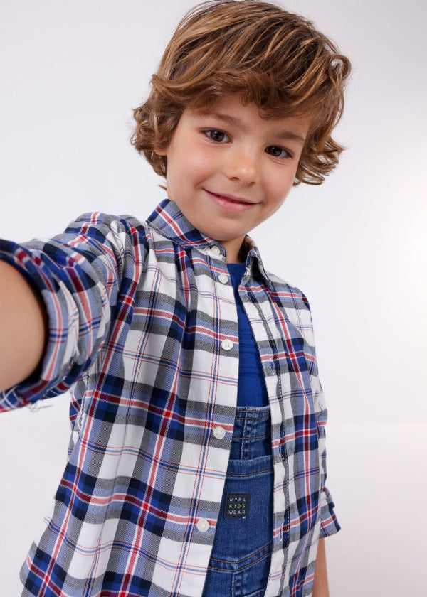 Camisa cuadros Better Cotton niño MAYORAL Ref. 13-04109-062 Klein