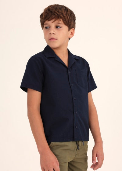 Camisa de manga corta para chico Sku 6110 Color 2 Marino
