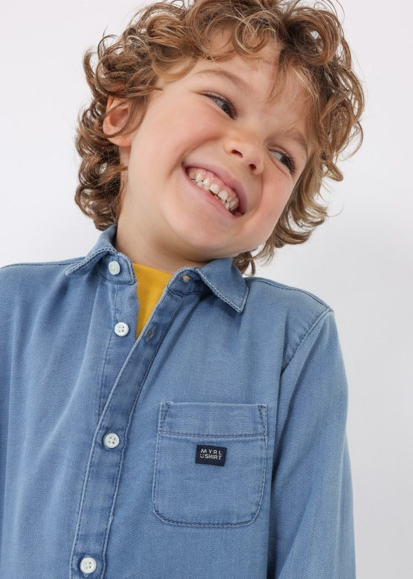 Camisa m/l soft denim MAYORAL Ref. 13/4112/65 Medio