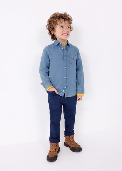 Camisa m/l soft denim MAYORAL Ref. 13/4112/65 Medio