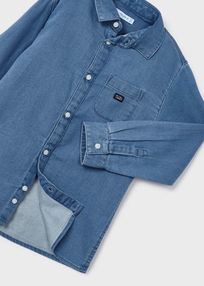Camisa m/l soft denim MAYORAL Ref. 13/4112/65 Medio