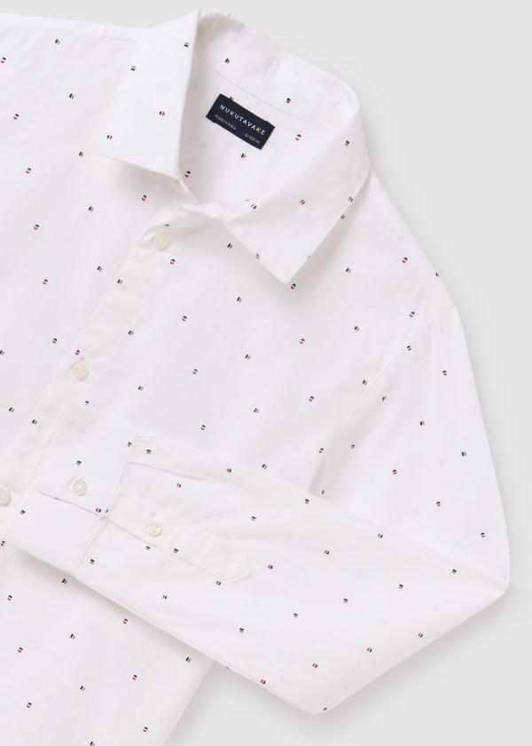 Camisa estampada Better Cotton chico  Ref. 13-07187-046 Blanco