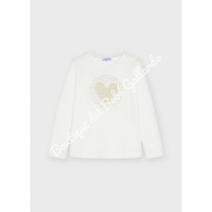 Camiseta Niña Sku 178 Color Crudo