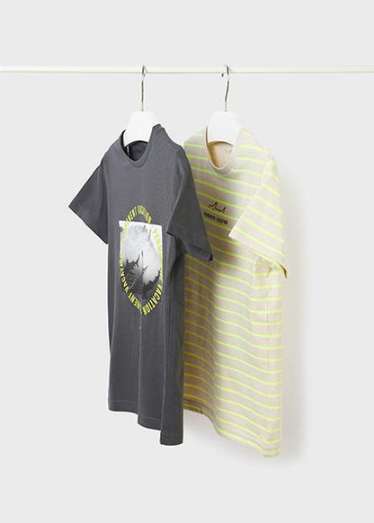 Set de 2 camisetas m/c vacation sku 6005 color 46 caviar