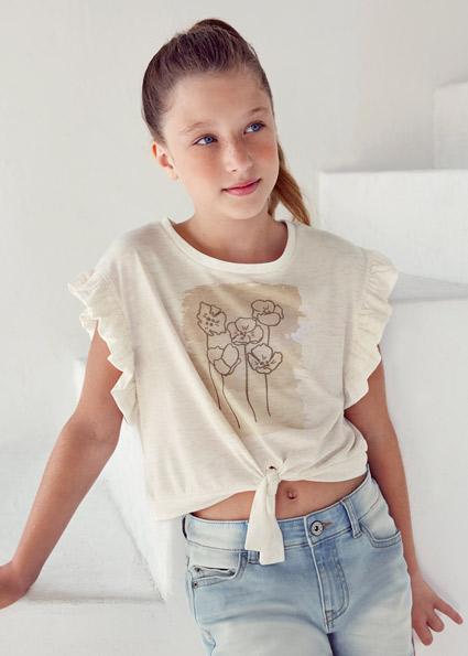 Blusa para chica MAYORAL Ref. 6027/19 Lino Vig