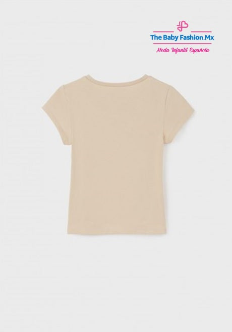 Camiseta para chica MAYORAL Ref. 6037/73 Avena