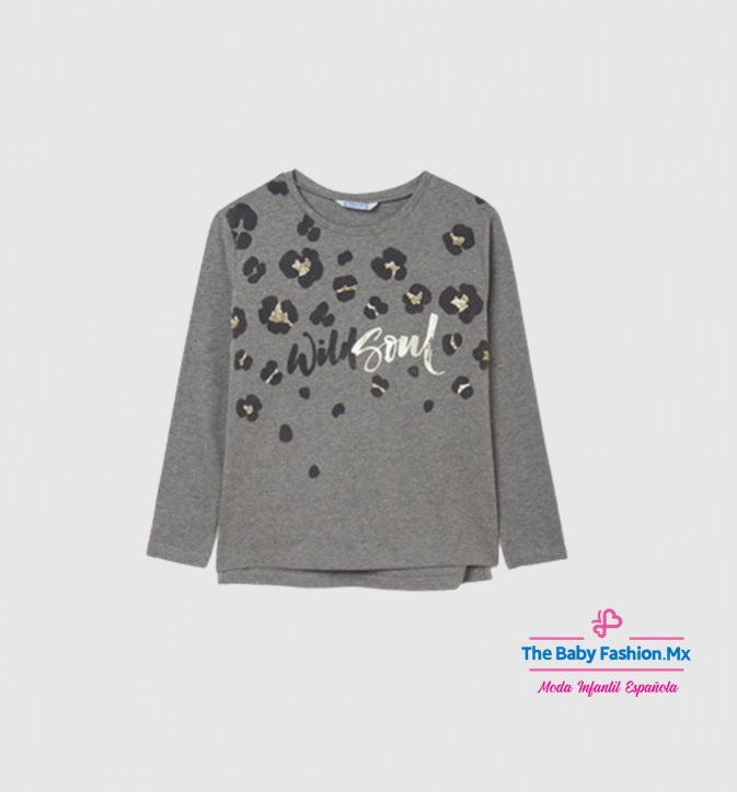 Camiseta para chica MAYORAL Ref. 11/7094/20 Acero Vig