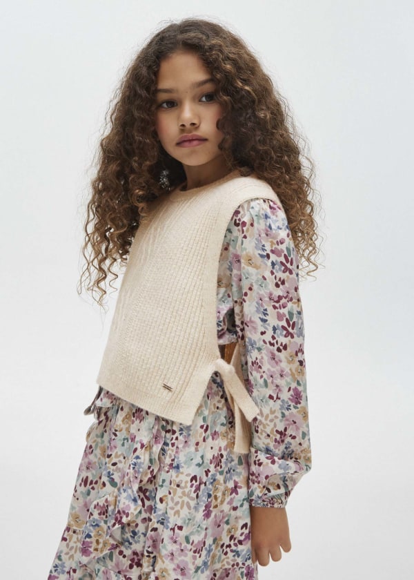 Chaleco tricot MAYORAL Ref. 13/7314/78 Garbanzo