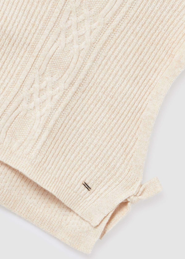 Chaleco tricot MAYORAL Ref. 13/7314/78 Garbanzo