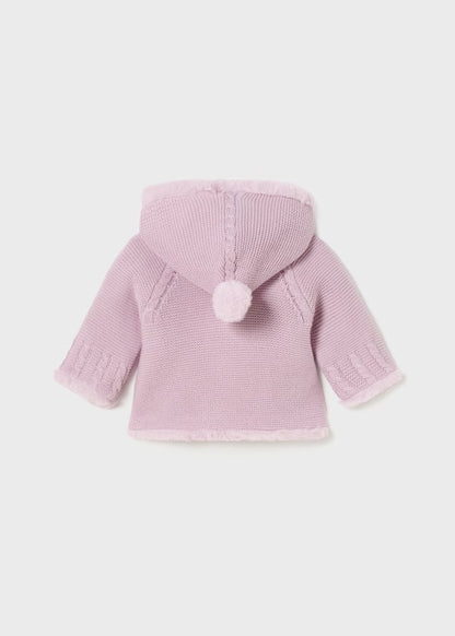Rebecon pompon para bebé MAYORAL Ref. 13/2304/41 Mauve