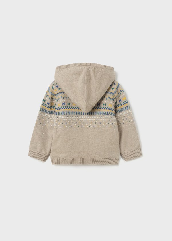 Chamarra tricot forrada bebé  Ref. 13-02326-010 Piedra Vig