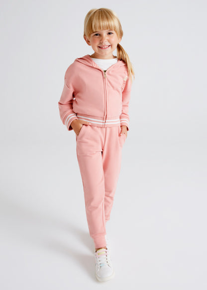 Conjunto 3 Piezas Sudadera  Playera Leggins SKU 3839 Color 54 Rosado