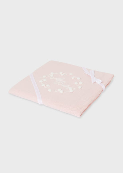 Cobijita bordada bebé Art. 30-19825-062 Rosa baby