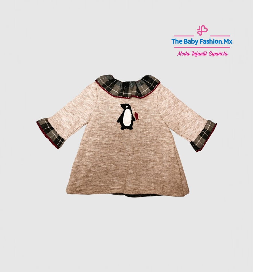 Vestido Alta Costura para bebe niña COCO Ref. 70447/30 Verde