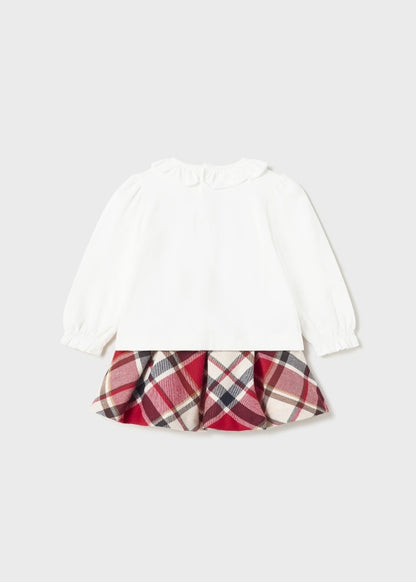 Conj. falda cuadros MAYORAL Ref. 13/2995/63 Rojo