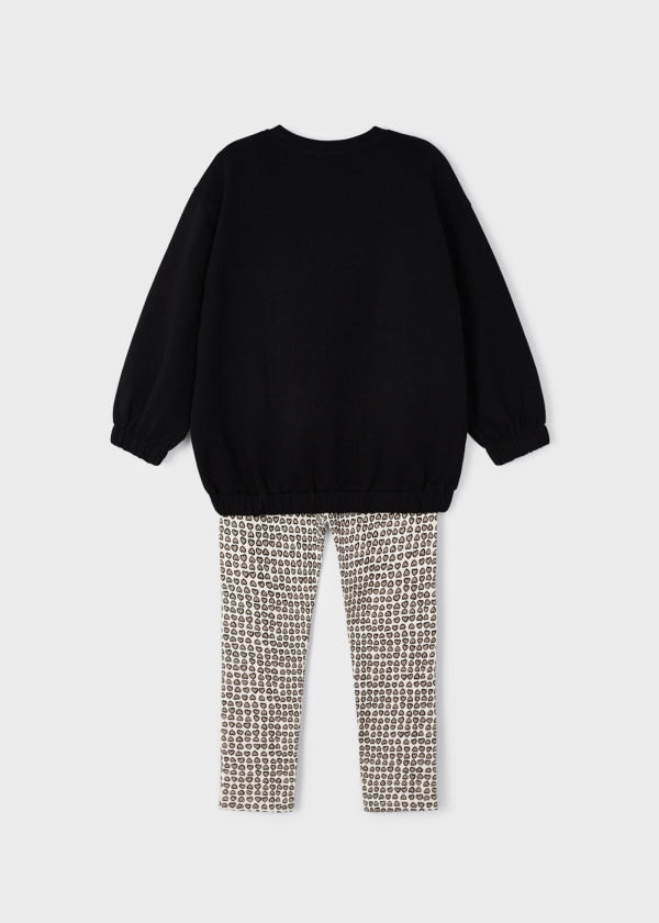 Conj. leggings embossed MAYORAL Ref. 13/4791/93 Negro