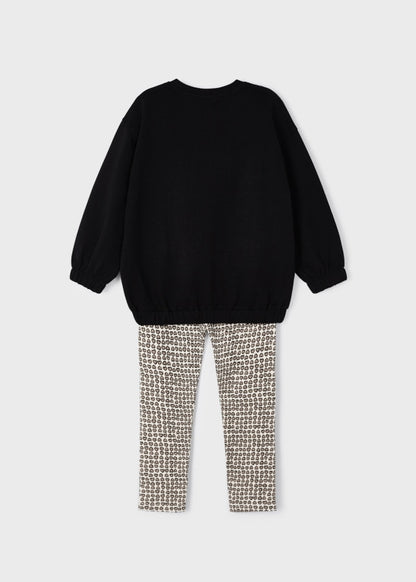 Conj. leggings embossed MAYORAL Ref. 13/4791/93 Negro