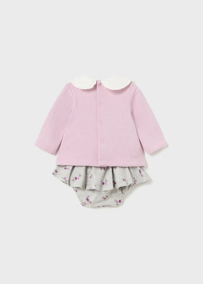 Conjunto 2 piezas Better Cotton recién nacido  Ref. 13-02237-064 Violet