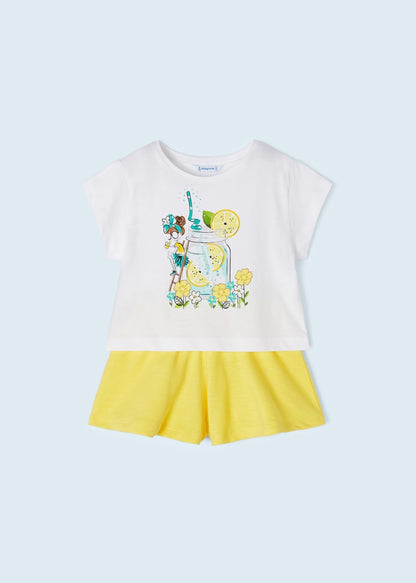 Conjunto 2 piezas de algodón sostenible para niña Art. 23-03213-032 Mimosa
