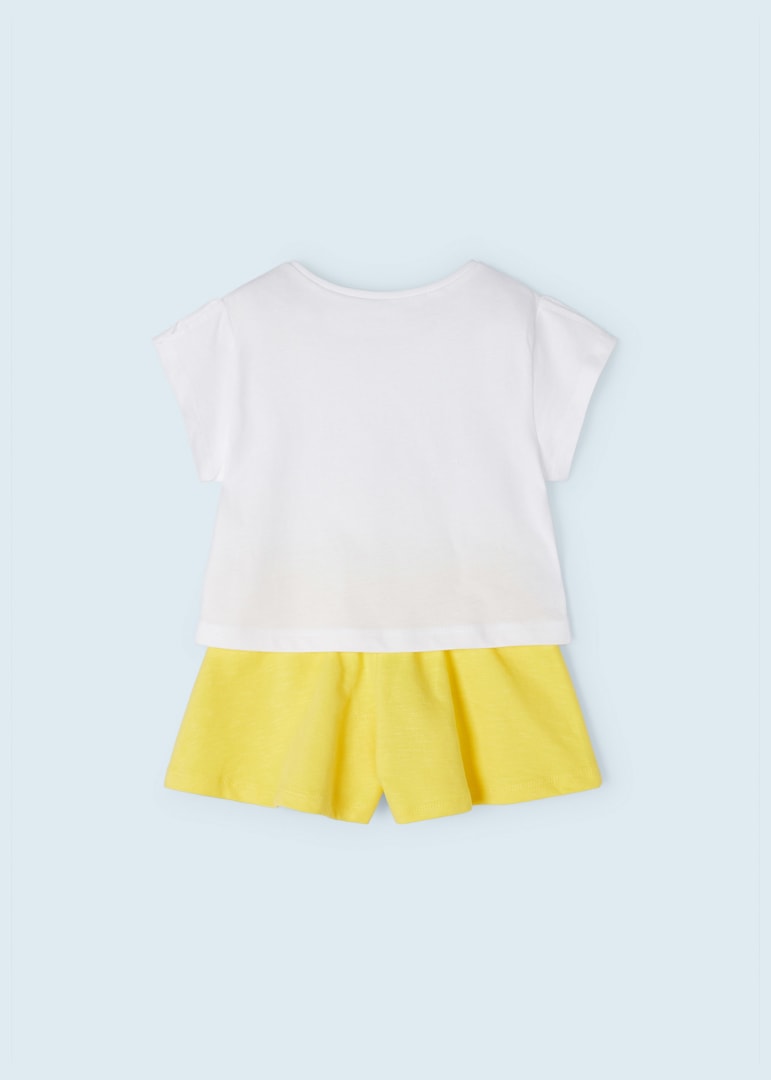 Conjunto 2 piezas de algodón sostenible para niña Art. 23-03213-032 Mimosa