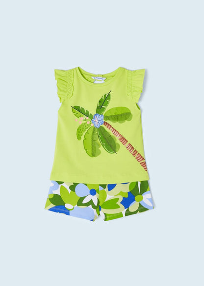 Conjunto 2 piezas de algodón sostenible para niña Art. 23-03215-091 Lima