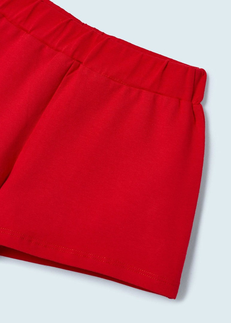 Conjunto 2 piezas de algodón sostenible para niña Art. 23-03218-095 Rojo