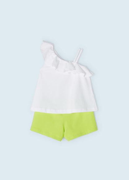Conjunto 2 piezas de algodón sostenible para niña Art. 23-03218-096 Lima