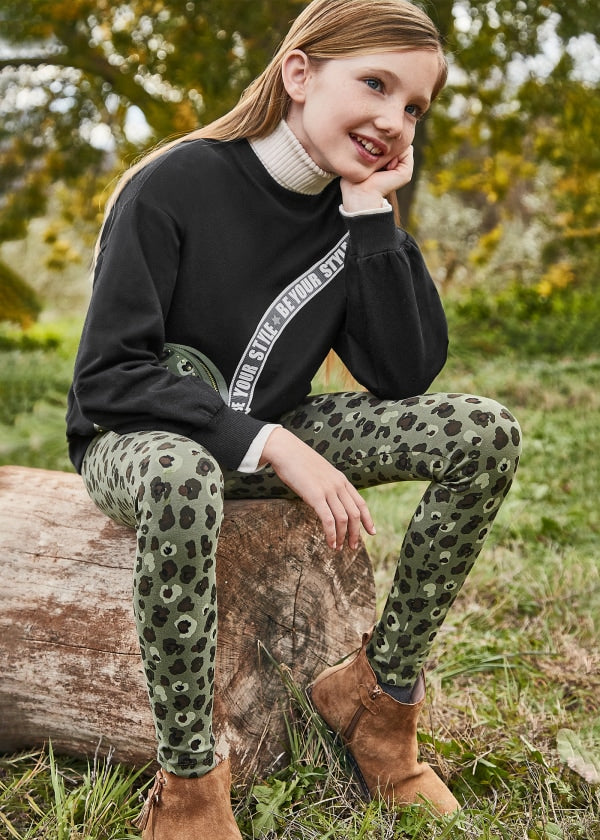 Conj. leggings estampado MAYORAL Ref. 13/7748/52 Negro