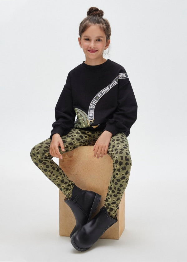 Conj. leggings estampado MAYORAL Ref. 13/7748/52 Negro