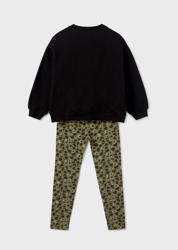 Conj. leggings estampado MAYORAL Ref. 13/7748/52 Negro