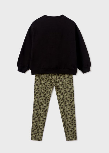 Conj. leggings estampado MAYORAL Ref. 13/7748/52 Negro