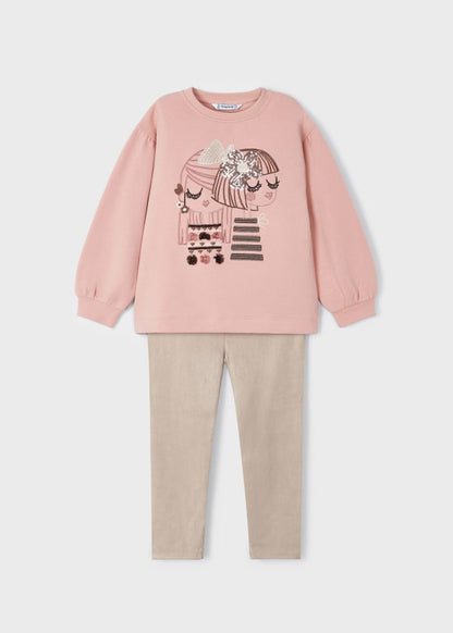 Conj. leggings antelina MAYORAL Ref. 13/4789/46 Nude