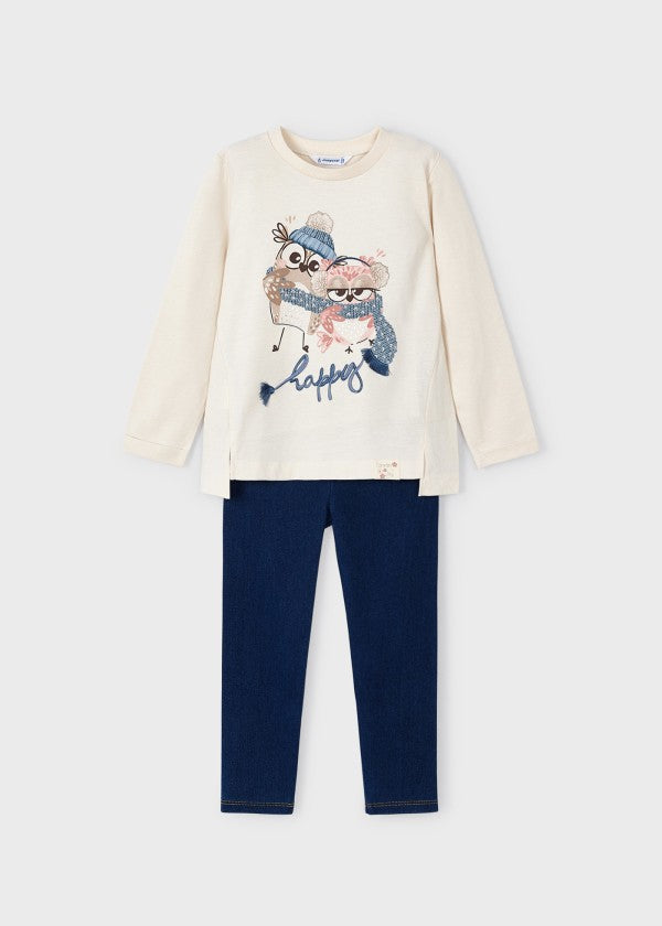 Conj. leggings knit denim MAYORAL Ref. 13/4788/32 Medio