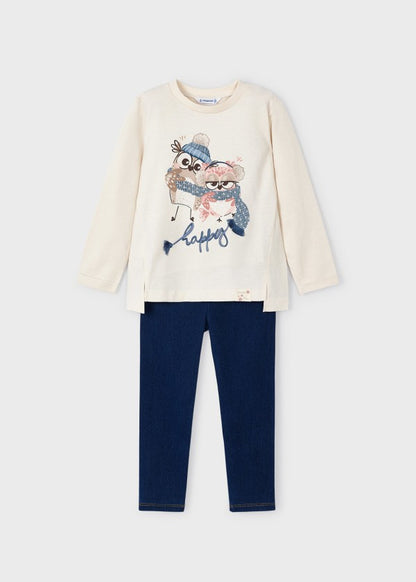 Conj. leggings knit denim MAYORAL Ref. 13/4788/32 Medio