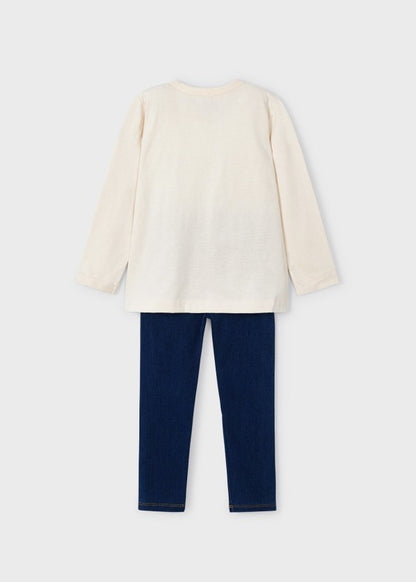 Conj. leggings knit denim MAYORAL Ref. 13/4788/32 Medio