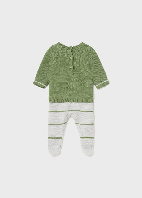 Conj. polaina tricot para bebé MAYORAL Ref. 13/2509/42 Trebol