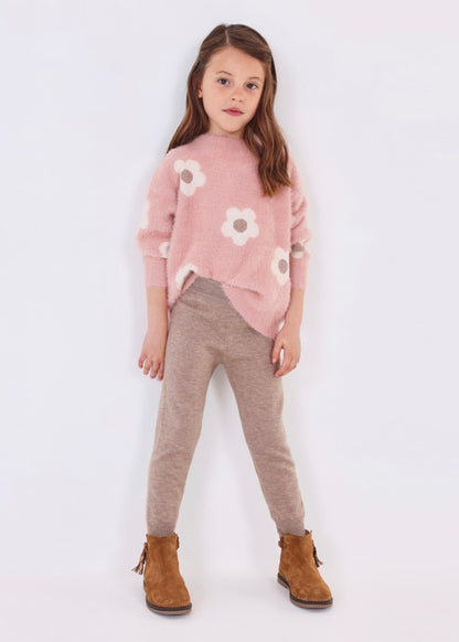 Conj. pantalon tricot jacquar MAYORAL Ref. 13/4509/16 Nude