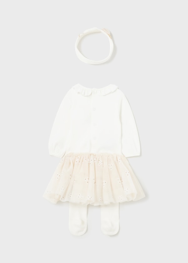 Conj. body tutu para bebé MAYORAL Ref. 13/2848/25 Champagne