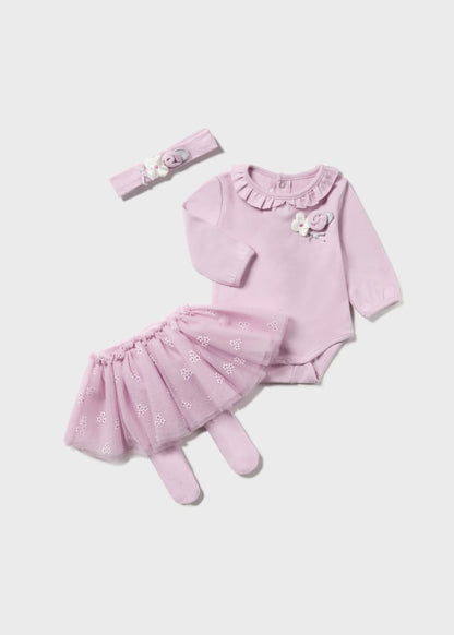 Conj. body tutu para bebé MAYORAL Ref. 13/2848/24 Violet