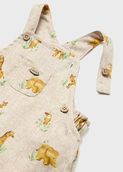 Conjunto 3 piezas de algodón para recién nacido Art. 23-01626-035 Animales