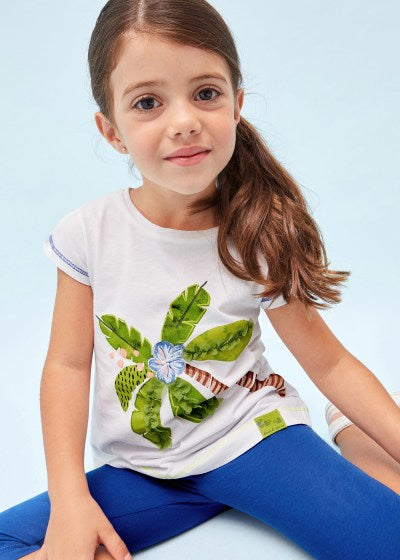 Conjunto 3 piezas de algodón sostenible para niña Sku 3786 Color Lima