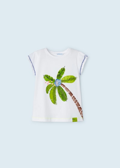 Conjunto 3 piezas de algodón sostenible para niña Sku 3786 Color Lima