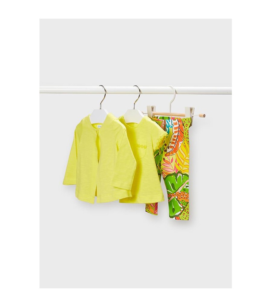 Conjunto 2 Pz Leggings Flame SKU 1725 Color limon