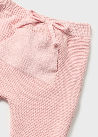 Conj. polaina y gorro tricot para bebé MAYORAL Ref. 13/2507/56 Rosa baby