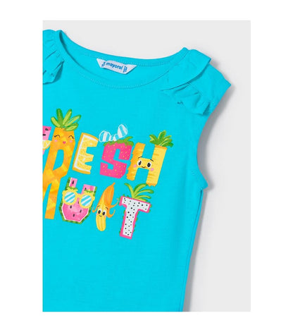 Conjunto 2 Piezas Blusa Short Sku 3285 Color 79 Turquesa