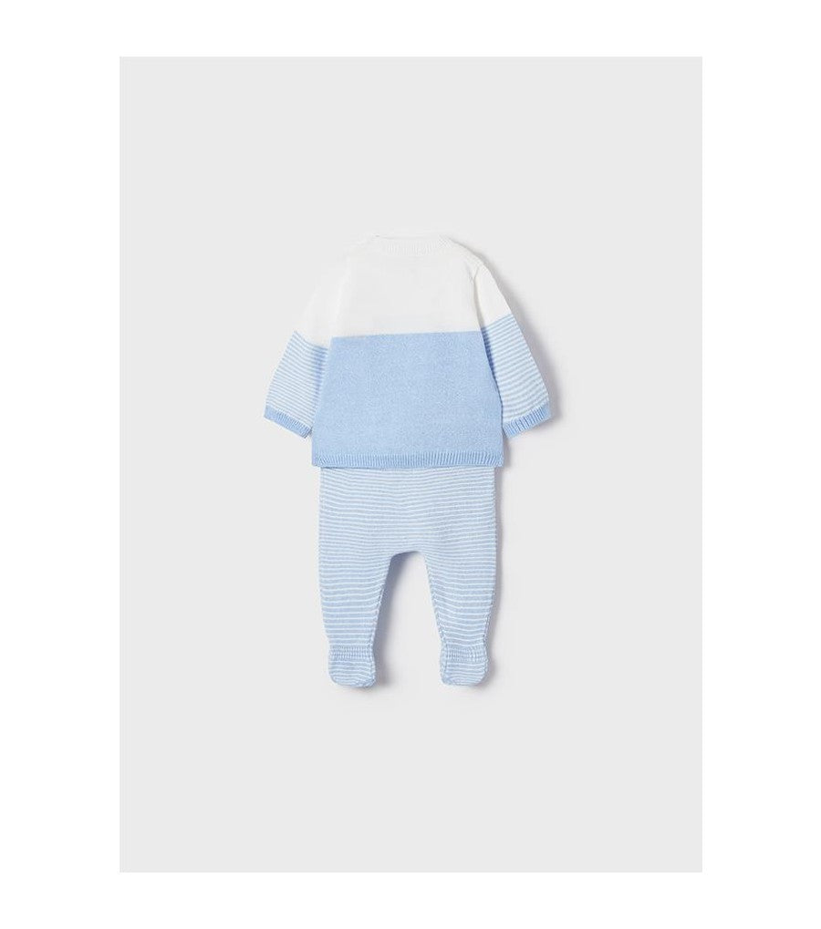 Conjunto 2 piezas para bebé nilo MAYORAL MODELO 1595 Color 38 Dream blue